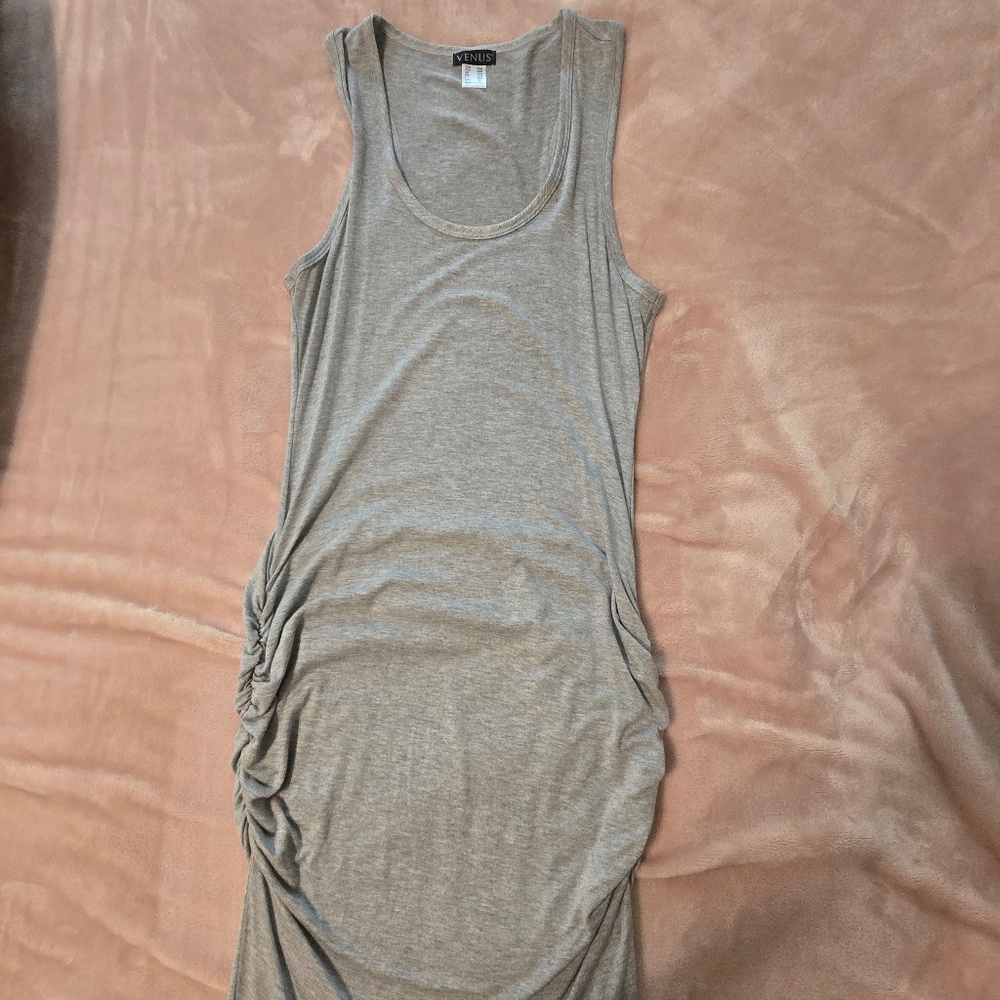 Tank Dress With Ruching - Size Medium - Picture 5 of 8